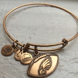 Alex and Ani Gold Philadelphia Eagles Bangle